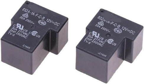 2 PCS 12V RELAY 832A-1A-C-B 12VDC 30A 4PINS RELAY RELAY APLIANCE RELAYS in Saudi Arabia