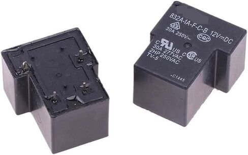 2 PCS 12V RELAY 832A-1A-C-B 12VDC 30A 4PINS RELAY RELAY APLIANCE RELAYS in Saudi Arabia