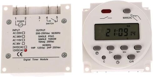 220V 110V 24V 12V CN101A LCD Timer Timer Time Time Relay CN101 التبديل (AC220V) in Kuwait