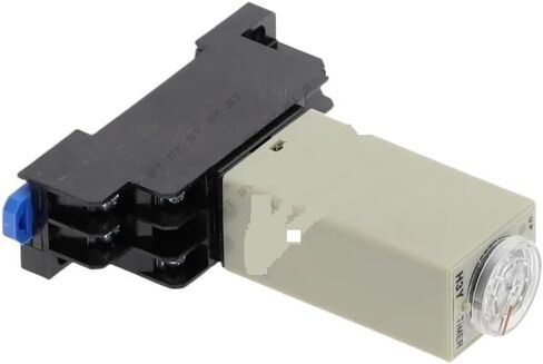 المرحلات H3Y-2 AC/DC 36V مع مقبس الأساس على مقبس القاعدة ، مقبض دوار DPDT DPDT 1S/5S/10S/30S/60S/3M/5M/10M/10M/30M توقيت توقيت التتابع (Voltage DC 36V ، 0-3 ثانية) in Saudi Arabia