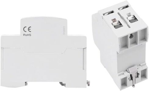 GPS8 DIN RAIL DANER DUND DISHED قابلة للتعديل على التيار الجهد تحت الجهد ترحيل حماية الجهد 63A 220V 230V (GPS8-02-AUPPER WIRING ، 63A) in Saudi Arabia