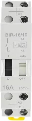 Dual Voltage Relay 16A AC230V DC110V 24V for Household Impulse Electric Pulse Auto Control Lighting Circuit Applications(AC230V - DC110V) in Saudi Arabia