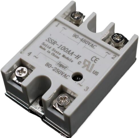 Solid State Relay SSR-100AA-H 100A 80-250V AC إلى 90-480V AC SSR 100AA-H منظم مقاومة الحالة الصلبة in Saudi Arabia