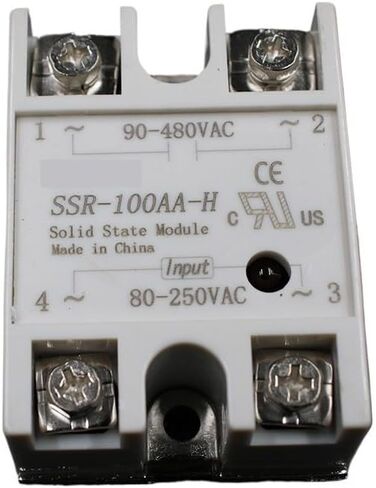 Solid State Relay SSR-100AA-H 100A 80-250V AC إلى 90-480V AC SSR 100AA-H منظم مقاومة الحالة الصلبة in Saudi Arabia