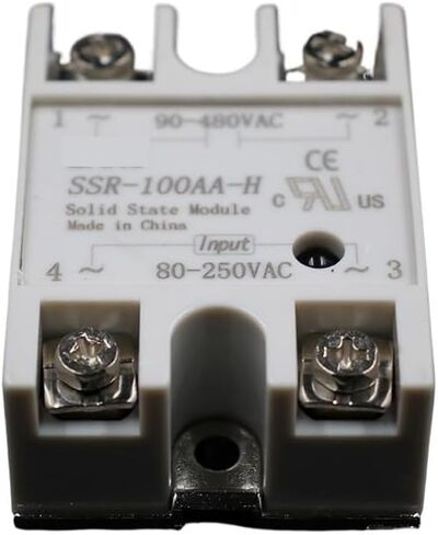 Solid State Relay SSR-100AA-H 100A 80-250V AC إلى 90-480V AC SSR 100AA-H منظم مقاومة الحالة الصلبة in Saudi Arabia