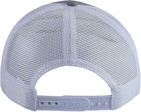 American Flag with Bass Trucker Hats for Men, Adjustable Leather Patch Mesh Fishing Baseball Cap in Kuwait