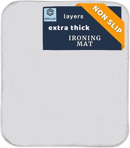 Ironing Board Cover and Pad Standard Size Silicone Coated 4 Layers 15x54 inch Extra Heavy Duty Thick Padding, Heat Reflective, Non Stick Scorch and Stain Resistant in Saudi Arabia