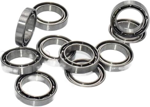 MR128-2.5 8 * 12 * 2.5mm Open Type Unsealed Metal Miniature Chrome Steel Bearings 10Pcs in Saudi Arabia
