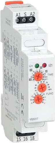VENGIM 16A توقيت متعدد الوظائف ترحيل 12V 24V 220V 230VOLT AC DC مع 10 وظائف DIN RAIL OFF RELAY RELAY in Saudi Arabia