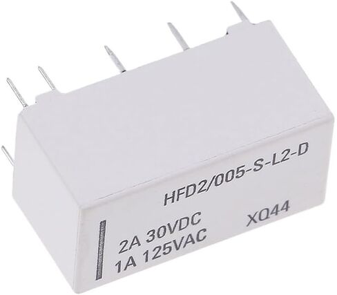 12 فولت لفائف الإغلاق قابلة للتشغيل DPDT 30VDC 2A 1A 125VAC HFD2/005-S-L2-D REALY 0.79 * 0.39 * 0.39ENCH in Kuwait