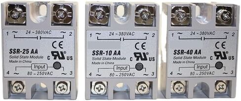 1PCS Solid State Relay SSR-10AA/25AA/40AA 10A 25A 40A في الواقع 80-250V AC إلى 24-380V AC SSR 10AA 25AA 40AA RELAY SOLID in Saudi Arabia