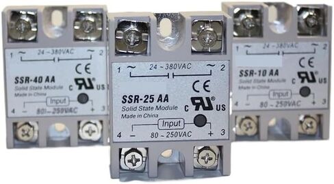 1PCS Solid State Relay SSR-10AA/25AA/40AA 10A 25A 40A في الواقع 80-250V AC إلى 24-380V AC SSR 10AA 25AA 40AA RELAY SOLID in Saudi Arabia