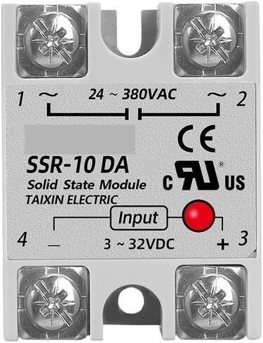 DC إلى AC SSR 40DA SSR 25DA 10DA Solid State Relay 4-32VDC INPUT 24-480VAC RELOAN SOND STOND SSSR (SSR-25DA) in Saudi Arabia