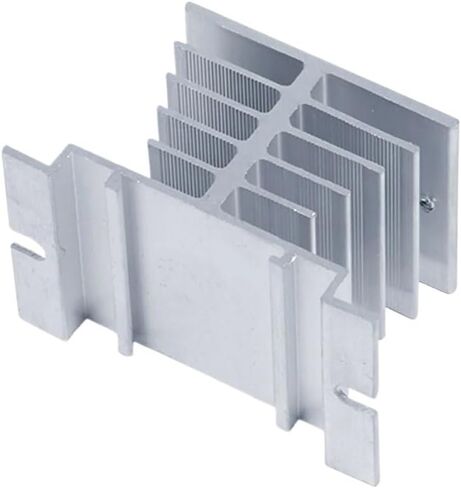 I-50 Aluminium Heat Heat 50 * 60 * 50mm Relay Radiator for da aa dd va vd la 1pcs مرحلة واحدة من المرحلة الصلبة مرحل SSR 10a 15a 20a 25a (أسود) in Saudi Arabia