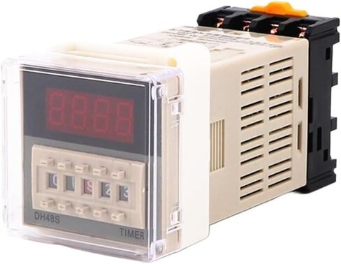 DH48S-1Z 12V 24V 110V 220V AC Digital Timer Relay On Delay 8 Pins SPDT Reset/Pause Function(AC220V) in Saudi Arabia