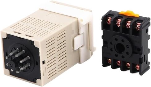 DH48S-1Z 12V 24V 110V 220V AC Digital Timer Relay On Delay 8 Pins SPDT Reset/Pause Function(AC220V) in Saudi Arabia
