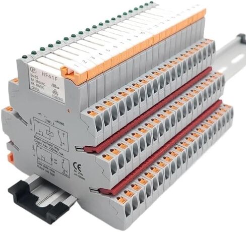 موصل وحدة الترحيل النحيف HF 41F Push-in Rail Rail Terminal حامل TRP1.5 مع مقبس ترحيل طاقة مصغرة TRP 1.5 (20 طريقة Jumper) in Saudi Arabia