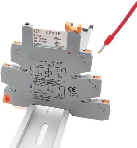 موصل وحدة الترحيل النحيف HF 41F Push-in Rail Rail Terminal حامل TRP1.5 مع مقبس ترحيل طاقة مصغرة TRP 1.5 (20 طريقة Jumper) in Saudi Arabia
