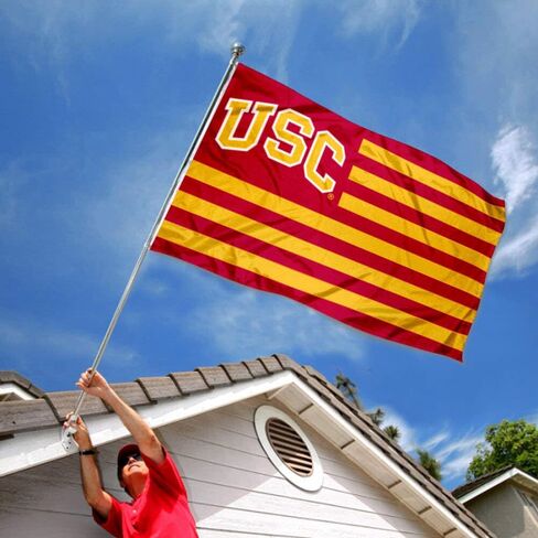 USC Trojans Stars and Stripes Nation Flag in Kuwait