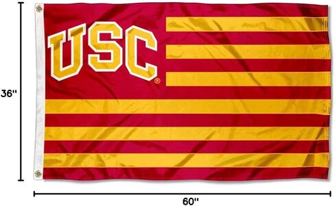 USC Trojans Stars and Stripes Nation Flag in Kuwait