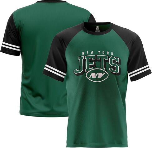 NFL Kids Youth 8-20 مرخص رسميًا فريق ألوان Wordmark Performance الشعار الأساسي في نصف الوقت جيرسي تي شيرت in Kuwait