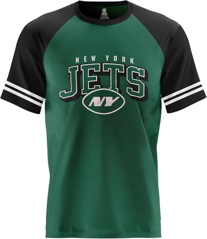 NFL Kids Youth 8-20 مرخص رسميًا فريق ألوان Wordmark Performance الشعار الأساسي في نصف الوقت جيرسي تي شيرت in Kuwait