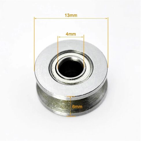 V624zz 4x13x6mm Groove 624 Roller Wheel V624 Ball Bearings 10pcs in Saudi Arabia