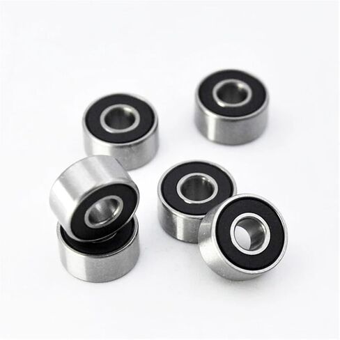 693 2RS 3 * 8 * 4mm Chrome Steel 693RS Rubber Sealed Ball Bearings 10Pcs in Saudi Arabia