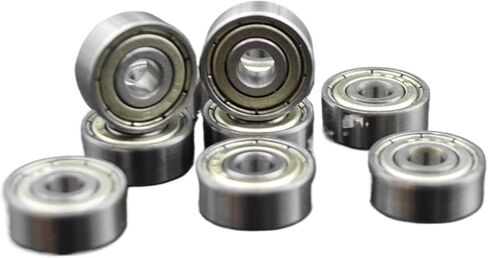 624ZZ 4 * 13 * 5mm 2rs Chrome Steel 624 624Z Metal Sealed Lubricated Deep Groove Ball Bearings 10Pcs in Saudi Arabia