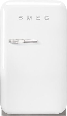 Smeg FAB5URBL3 16" 50's Retro Style Series Compact Cooler with 1.5 cu. ft. Capacity Absorption Cooling Automatic Defrost LED Interior Lighting and Adjustable Shelves Black, Right Hand Hinge in Saudi Arabia