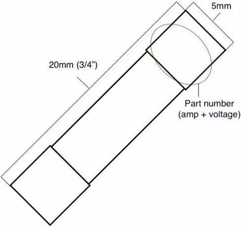 5pcs 5x20mm 8a 250v الصمامات السيراميك in Saudi Arabia