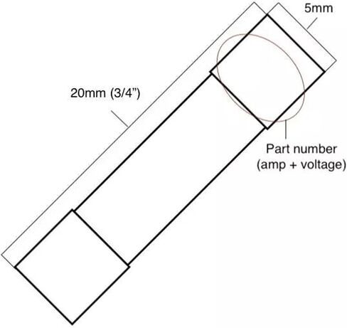 5PCS, T2.5A L250V, Glass Fuse 5X20MM in Saudi Arabia