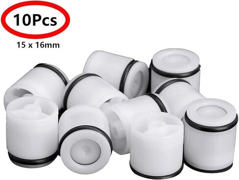 10pcs دش البلاستيك فحص الصمامات مرشحات حنفيات التحقق in Kuwait