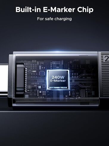 كابل Ugreen 240W USB C ، 40 جيجابت في الثانية USB C إلى USB C Cable USB4.0 GEN3 8K 60Hz PD 3.1 CABLE CABLE متوافق مع شاشات USB C ، المراكز ، الأرصفة ، MacBook Air ، iPhone 16/15 Pro Max ، Galaxy S25/S24 Ultra ، 3.3ft ، 3.3ft in Kuwait