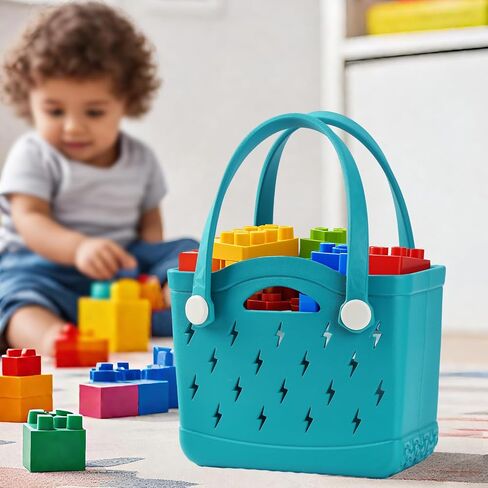 Rubber Beach Tote Bag, Waterproof Modern Design Double Handle, Small Travel Pool Swim EVA Bags in Saudi Arabia