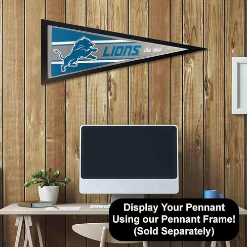WinCraft Detroit Lions Embroidered and Sewn Pennant in Saudi Arabia