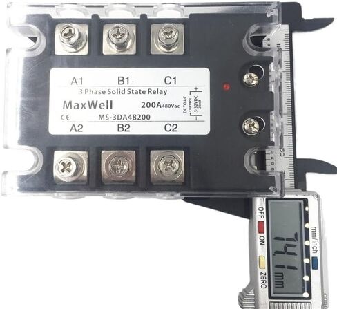 TSR-200DA SSR-200DA ثلاث مرحلة من المرحلة الصلبة ترحيل DC 5-32V التحكم في الإدخال AC 90 ~ 480V تحميل 200A 3 مرحلة SSR Power DA48200 in Kuwait