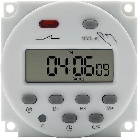 TIMER 220V 110V 24V 12V CN101A LCD Timer Timer Time Time Relay 16A CN101 (12V) in Saudi Arabia