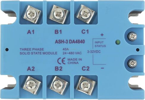 TSR-40DA ثلاث مراحل DC إلى AC 40A 90-480VAC ترحيل الحالة الصلبة/SSR ASH-3 DA4840 in Saudi Arabia