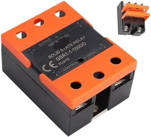 GSR1-1 SSR DA DD AA المرحلة الصلبة المرحلة الصلبة الترحيل 10A 25A 40A 60A 80A 100A 120A RELAY AC & DC (AC TO AC ، 10A) in Saudi Arabia