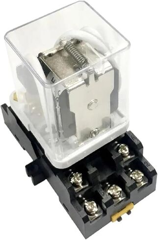 1PC JQX-38F 24VDC/240V ترحيل R40A Power Relay مع قاعدة المقبس (DC 24V) in Saudi Arabia
