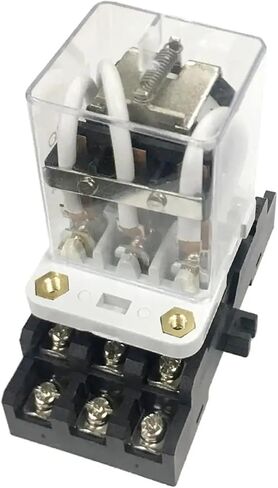 1PC JQX-38F 24VDC/240V ترحيل R40A Power Relay مع قاعدة المقبس (DC 24V) in Saudi Arabia
