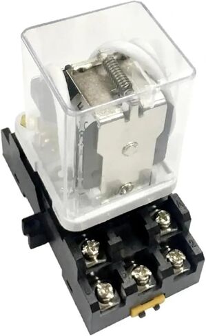 1PC JQX-38F 24VDC/240V ترحيل R40A Power Relay مع قاعدة المقبس (DC 24V) in Saudi Arabia