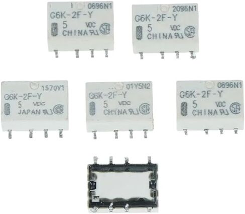 5PCS SMD G6K-2F-Y Signal Relay 8PIN for Relay DC 5V 10 * 6.5 * 5mm in Saudi Arabia