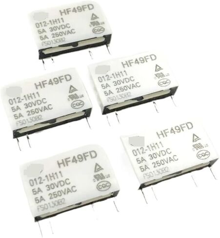 5 قطع 12VDC 250VAC 5A 4 TERMINAL NO HF49FD 012-1H11 RELAY in Saudi Arabia