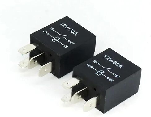 1 Pcs Violet Auto Relay 12v 30A 5P/ 12V 30A 4P /24V 30A 4PIN /24V 30A 5PIN Air Conditioner Oil Pump Truck Automotive Relay(12V 4P) in Saudi Arabia