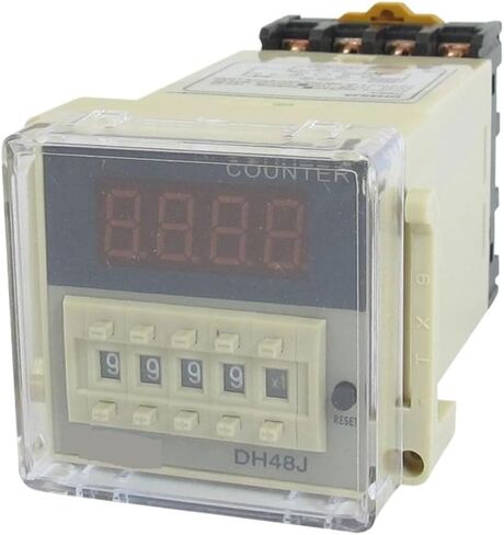 Programmable DH48J-8A Digital Counter Relay 1-999900 AC 220V 50/60Hz in Saudi Arabia