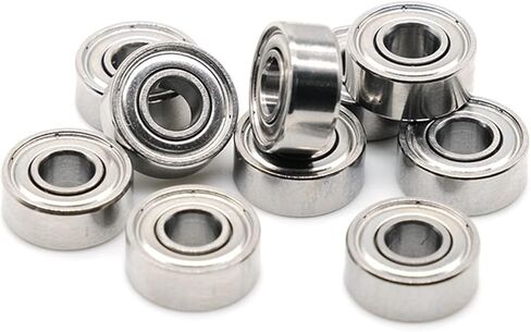 MR104ZZ4 * 10 * 4MM مصغرة MR104 ZZ Ball Bearings L-1040 X2ZZ MR104Z 10PCS in Kuwait