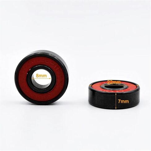608 2RS Hybrid Ceramic Ball 8 * 22 * ​​7mm Roller Skate Skate Wheel Bearings 8/16pcs (8pcs) in Saudi Arabia