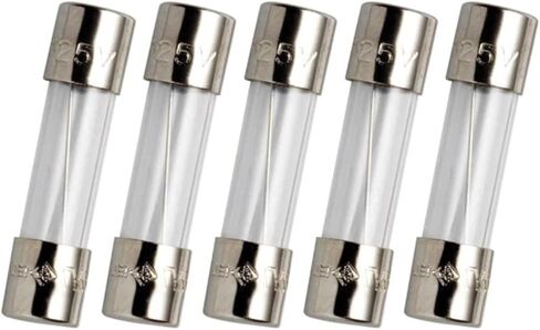 5pcs 800ma 250V Glass Fuse ، 5 × 20 ملم 250 فولت ، in Saudi Arabia